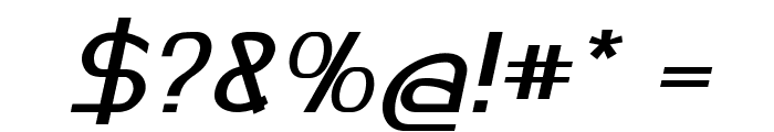 Castoo-BoldItalic Font OTHER CHARS