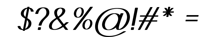 Castor-Italic Font OTHER CHARS