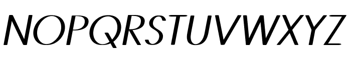 Castor-Italic Font UPPERCASE