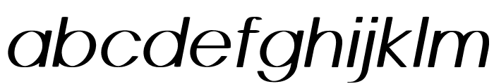 Castor-Italic Font LOWERCASE
