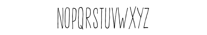 Casual Look Font UPPERCASE