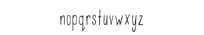 Casual Look Font LOWERCASE