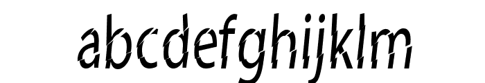 Category5-CondensedRegular Font LOWERCASE