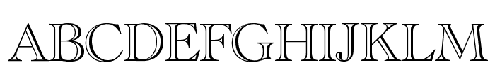 CathedralOpen-Regular Font UPPERCASE