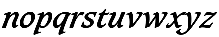 CaxtonStd-BoldItalic Font LOWERCASE