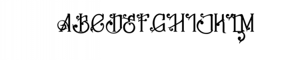 Caernarfon Font UPPERCASE