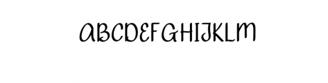 Calliandra.otf Font UPPERCASE