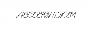 Candelia - Stylish Signature Font Font UPPERCASE