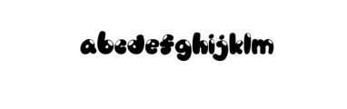 CandyshopFont otf Font LOWERCASE