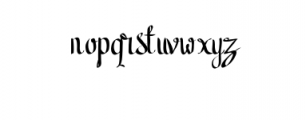 Caraka Typeface Font LOWERCASE