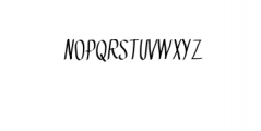 Careena Font UPPERCASE