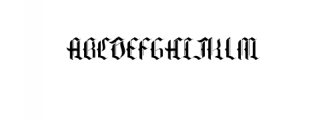 Carglos.otf Font UPPERCASE