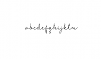 Caroline Bellish | Handwritten Script Font Font LOWERCASE