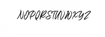 Carolissa.otf Font UPPERCASE