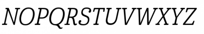 Cabrito Condensed Regular Italic Font UPPERCASE