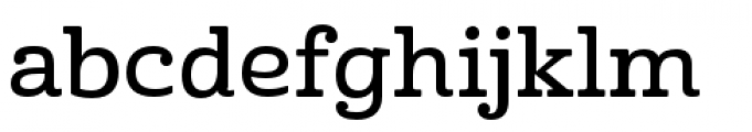 Cabrito Extended Demi Font LOWERCASE