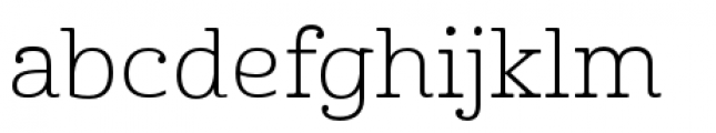Cabrito Extended Light Font LOWERCASE