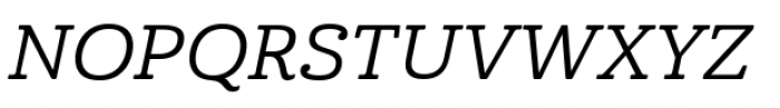 Cabrito Extended Medium Italic Font UPPERCASE