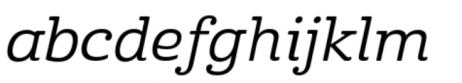 Cabrito Extended Medium Italic Font LOWERCASE