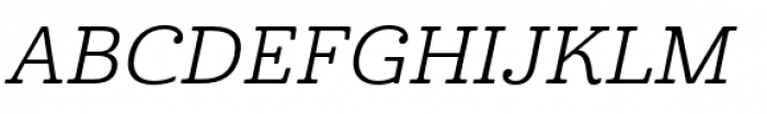 Cabrito Extended Regular Italic Font UPPERCASE