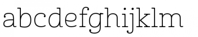 Cabrito Extended Thin Font LOWERCASE
