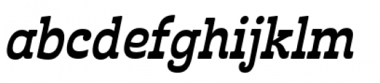 Cabrito Inverto Condensed Bold Italic Font LOWERCASE
