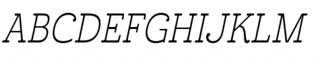 Cabrito Inverto Condensed Light Italic Font UPPERCASE
