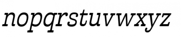 Cabrito Inverto Condensed Medium Italic Font LOWERCASE