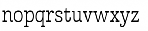 Cabrito Inverto Condensed Regular Font LOWERCASE