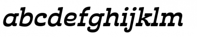 Cabrito Inverto Extended Bold Italic Font LOWERCASE