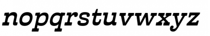 Cabrito Inverto Extended Bold Italic Font LOWERCASE