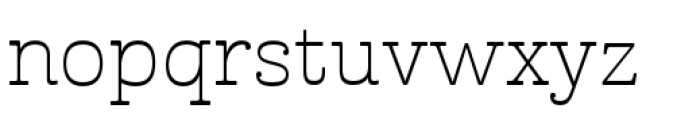 Cabrito Inverto Extended Light Font LOWERCASE
