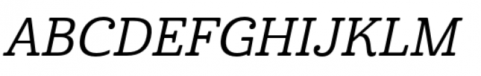 Cabrito Normal Medium Italic Font UPPERCASE