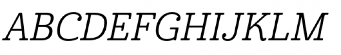 Cabrito Normal Regular Italic Font UPPERCASE