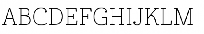 Cabrito Normal Thin Font UPPERCASE