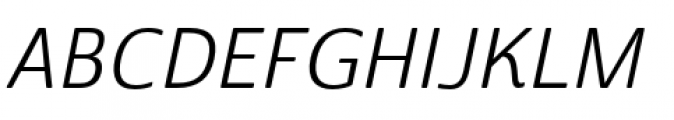 Cabrito Sans Normal Regular Italic Font UPPERCASE