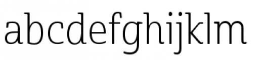 Cabrito Semi Condensed Light Font LOWERCASE