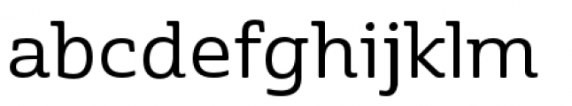 Cabrito Semi Extended Medium Font LOWERCASE