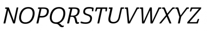 Cabrito Semi Normal Medium Italic Font UPPERCASE