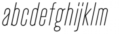 Cactus Light Italic Font LOWERCASE