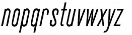 Cactus Medium Italic Font LOWERCASE