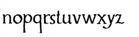 Caerphilly Regular Font LOWERCASE