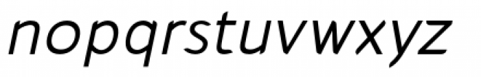 Cajito Regular Italic Font LOWERCASE
