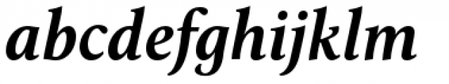 Calluna Bold Italic Font LOWERCASE