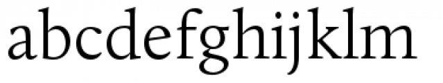 Calluna Light Font LOWERCASE