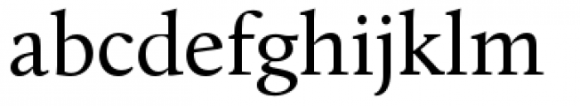 Calluna Regular Font LOWERCASE