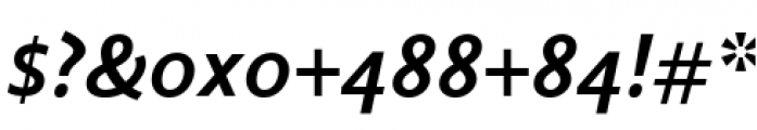 Calluna Sans Bold Italic Font OTHER CHARS