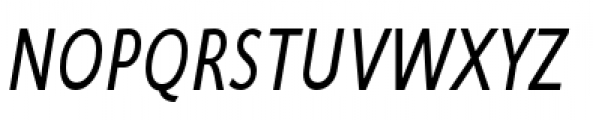 Cambridge Condensed Italic Font UPPERCASE