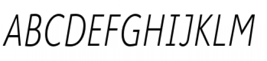 Cambridge Light Condensed Italic Font UPPERCASE