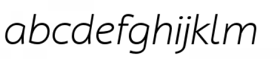 Cambridge Light Expanded Italic Font LOWERCASE